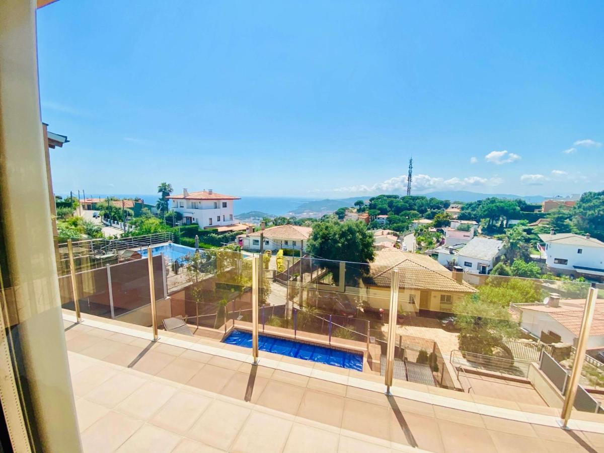 Luxury Villa Investingspain With Sea Views, Pool And Jacuzzi Lloret de Mar Luaran gambar