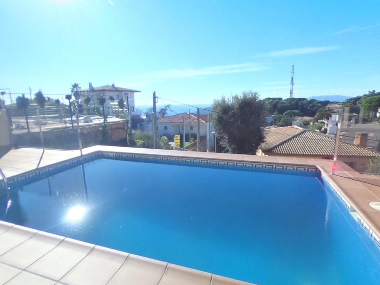 Luxury Villa Investingspain With Sea Views, Pool And Jacuzzi Lloret de Mar Luaran gambar